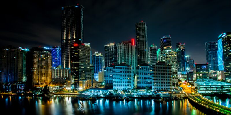 Miami at night